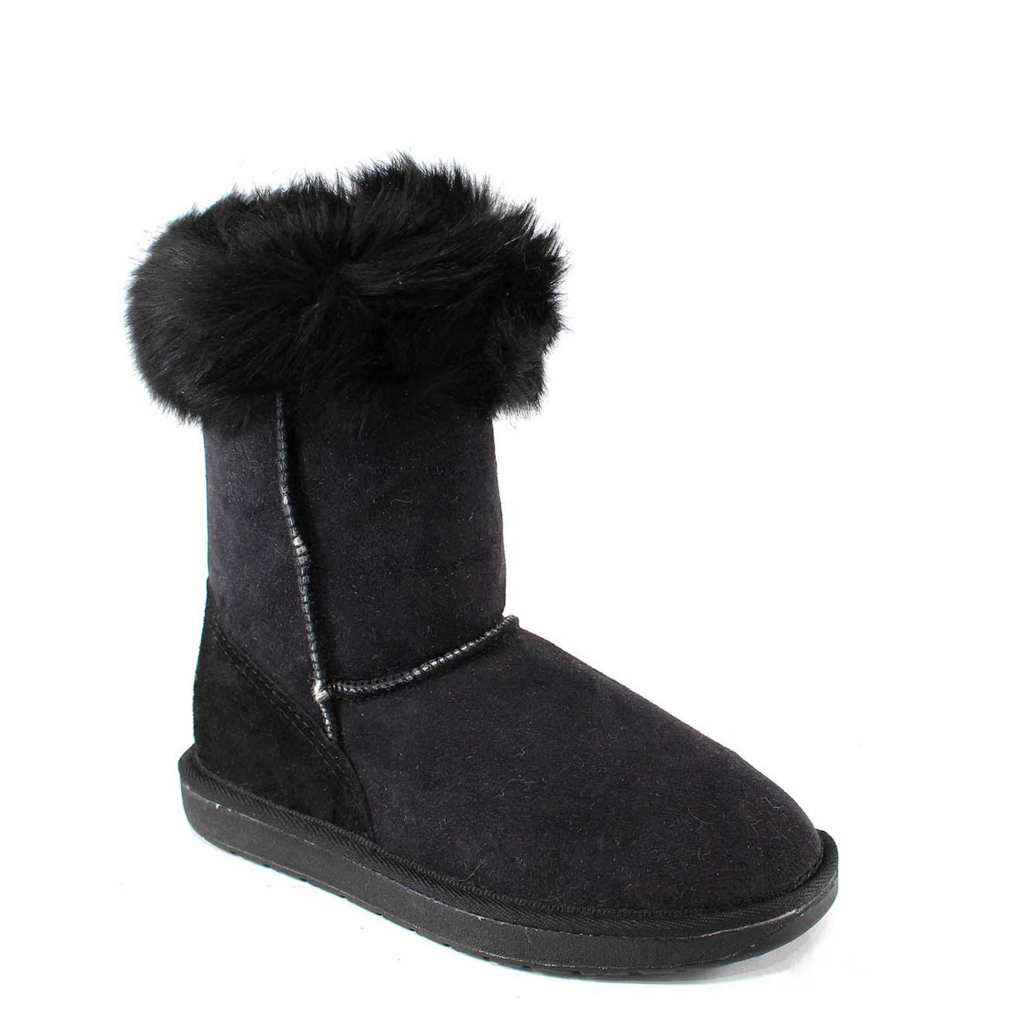 UGG Australia Premium Lux Short Black Front Twinface Sheepskin Australian Made UGG Boot