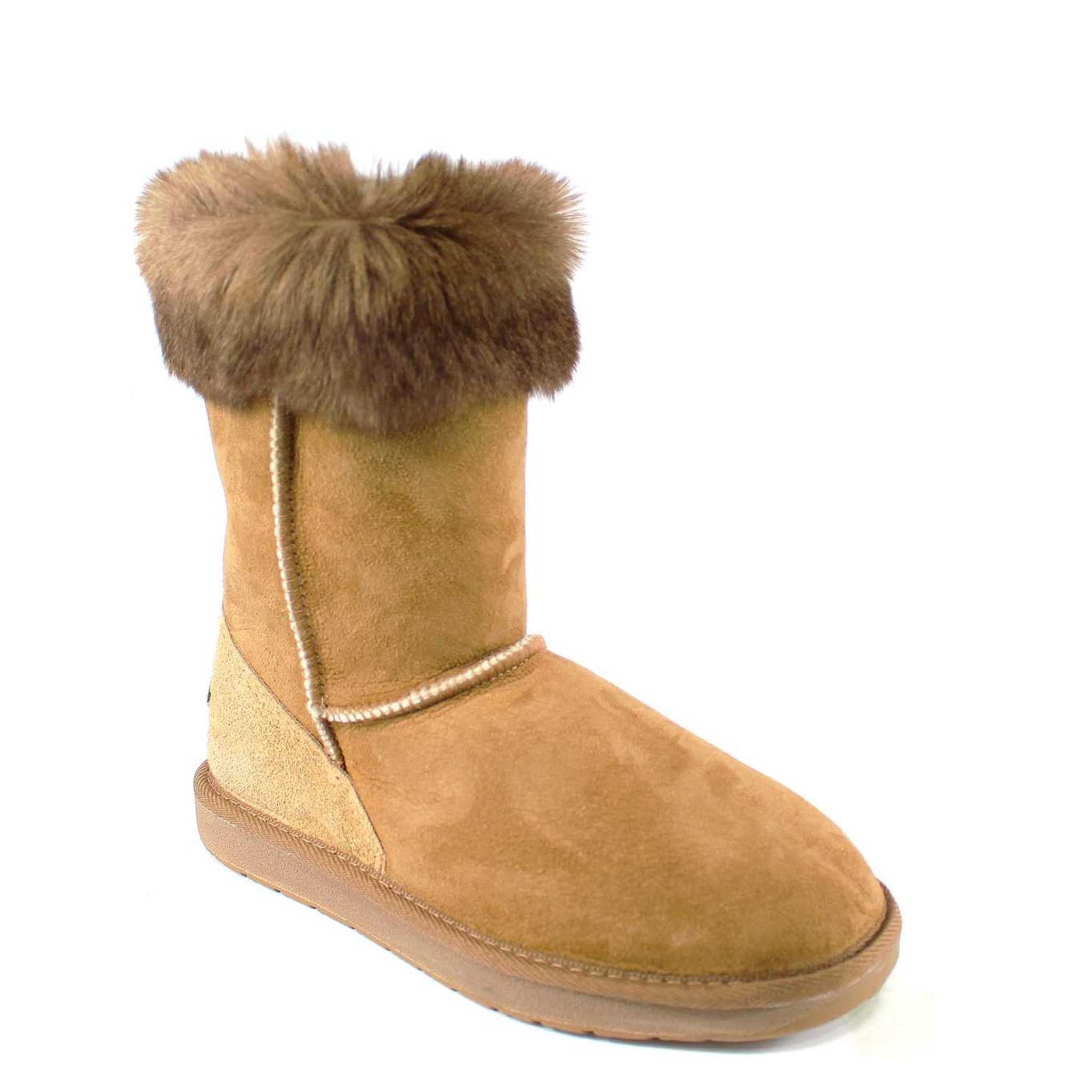 UGG Australia Premium Lux Short Chestnut Front Twinface Sheepskin Australian Made UGG Boot