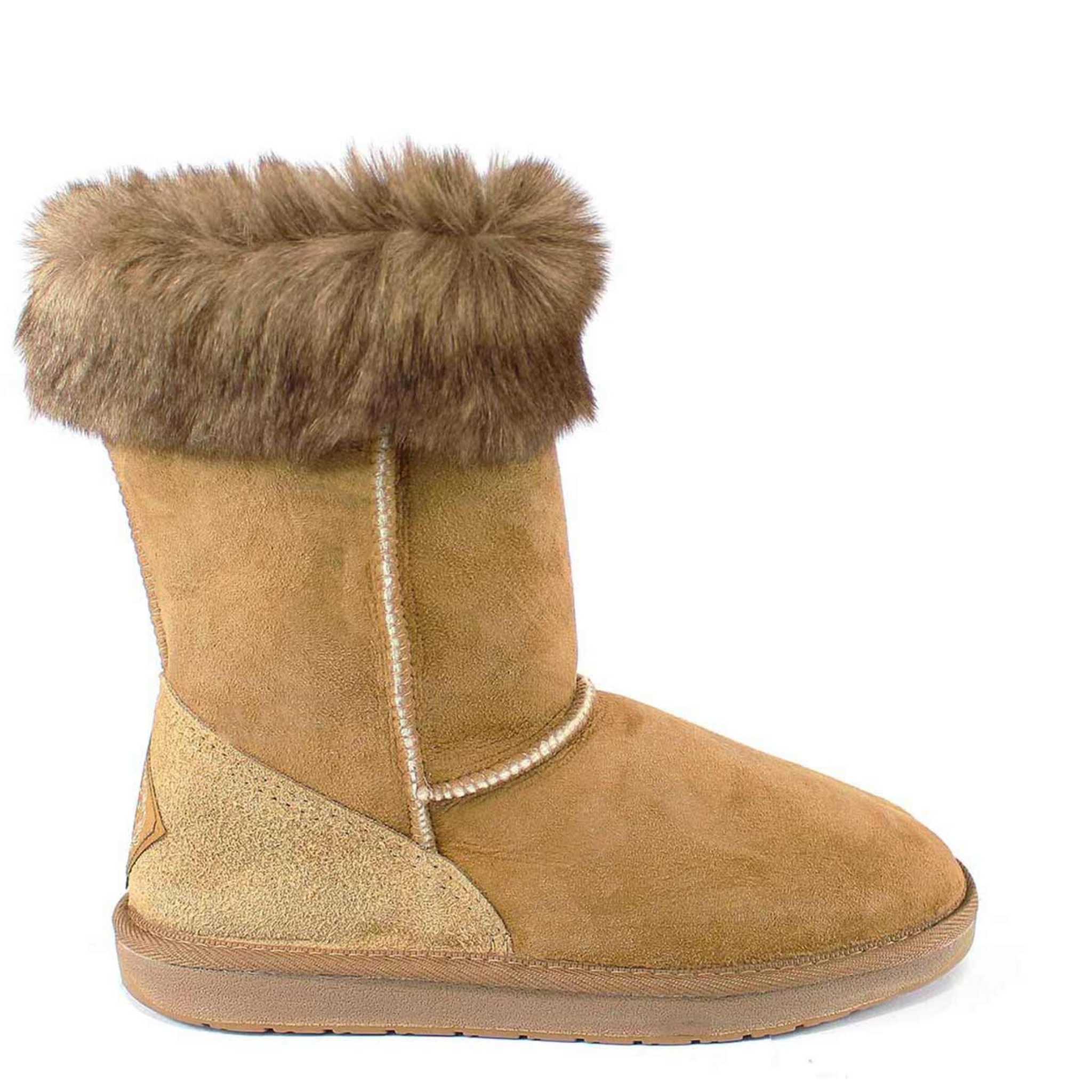 UGG Australia Premium Lux Short Chestnut Side Twinface Sheepskin Australian Made UGG Boot