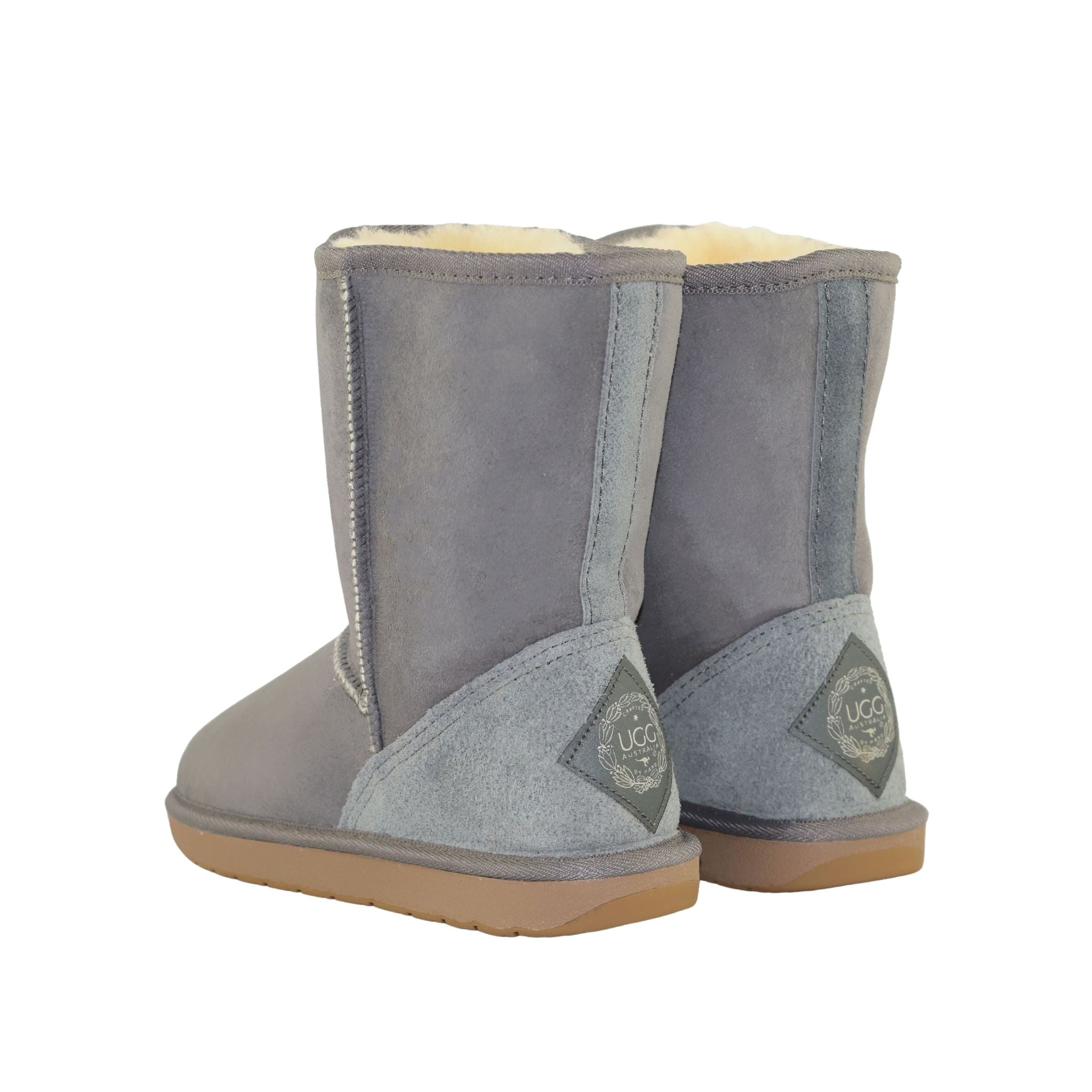 UGG Australia Premium Short Grey Pairs Back Womens Australian Made Sheepskin UGG Boot