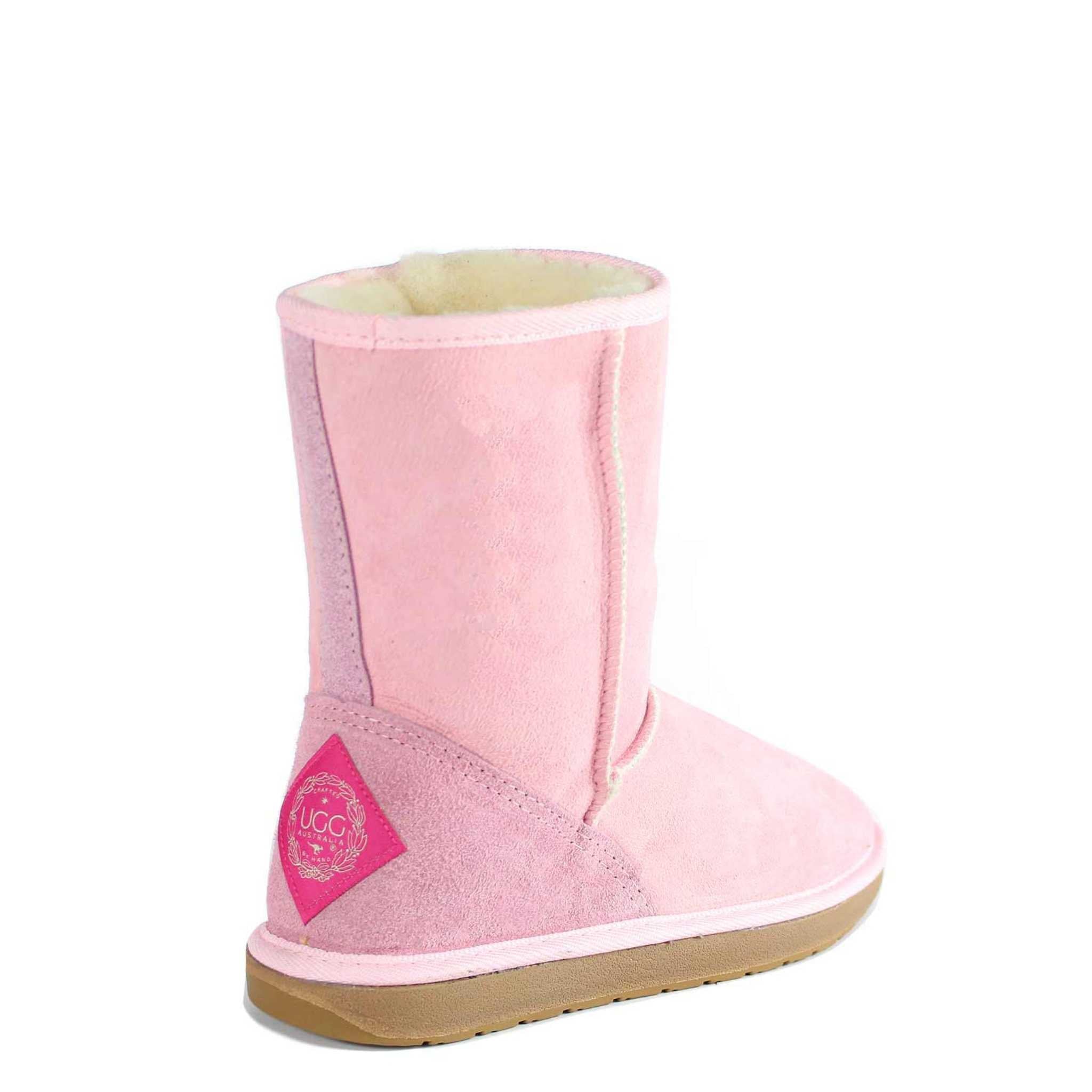 UGG Australia Premium Short Pink Back Twinface Sheepskin Australian Made UGG Boot